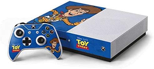 Skinit Decal Gaming Skin Compatible with Xbox One S Console and Controller Bundle - Officially Licensed Disney Toy Story Sheriff Woody Design