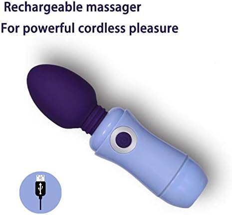 Abandship Mini Massager with 10X Speeds Vibrations Modes, Portable Small Size in Travel, Deep Tissue Electric Massagers for Back Neck Shoulder Legs, Sports Recovery