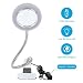 Lámpara estética con lupa 8 dioptrías, lámpara LED USB portátil, clip portátil...
