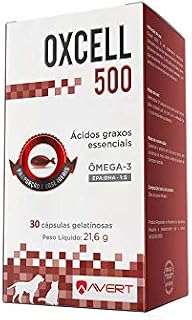 Suplemento Nutricional Avert Oxcell 500 para Cães e Gatos - 30 Comprimidos (500)