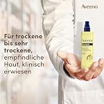 Aveeno® Skin Relief Körperöl Spray (200 ml), Hautpflege & Körperpflege Öl Spray mit pflegendem Haferöl & Jojobaöl für sehr trockene & empfindliche Haut – Bild 5
