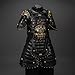 OYDL Tactical Armor, Samurai Handmade Armor Knight Pauldron Armor Skirt Crotch Protector Chinese Armor Outfits or High Rank