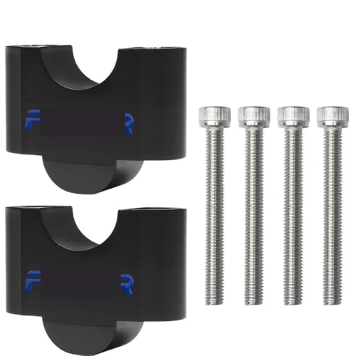 Abrazaderas manillar aluminio mecanizado CNC para moto FZ09 MT125 YZ450