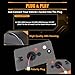 OFFKAT Front & Rear Fender [Ultra-Bright] 2-3 Row Full LED Cab Roof Lights for 2003-2009 Hummer H2, Smoked Len Top Clearance Marker Lamps, Amber & Red Cab Lights, H2 Running Lights Accessories, 10 PCS
