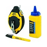 Stanley 47-681 100 Chalk Line Reel & Chalk Set