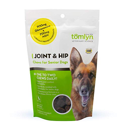 Tomlyn Joint & Hip Chews for Senior Dogs, 30ct