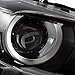 AKKON - Fits 2017 2018 Mazda 3 Sedan Hatchback Model [Halogen Type] Projector Headlight Black Headlamp 17 18 Passenger Right