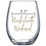 Bachelorette Party Vinyl Decals- Set of 4 Stickers for Bridesmaid wine tumblers, champagne glasses, mugs, bottles, cups