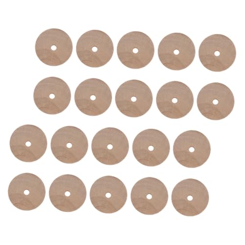 Mobestech Roda De Madeira Pequena 80 Peças Rodas De Madeira Para Artesanato Rodas De Madeira Modelo