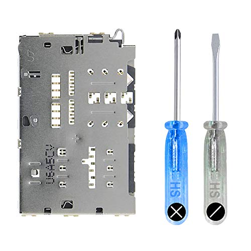MMOBIEL Sim Reader Assembly Compatible with Samsung Galaxy Note 8 N950 Tray Card Holder Slot Replacement incl Tools