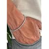 Men's Steel Bracelet Stainless Silver Color Interlocking Albanian Knitted Elevator Unisex