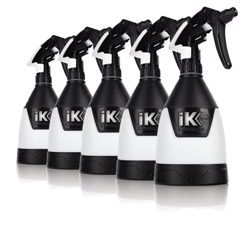 Lumintrail iK Sprayers Multi TR Mini 360 - Trigger Sprayer; for Car Detailing; Ergonomic Comfort Grip; 360 Degree (0.6 Liters) (3-Pack 5-Pack & 12-Pack) Bundle with Keychain (5)