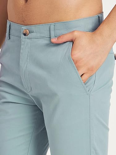 Image of KARGEENS Men Kargeens Men's Cotton Slim Fit Casual Chinos Trousers for Men Stylish