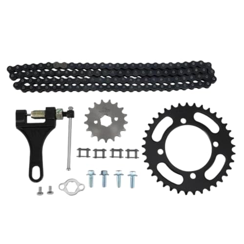 Kit pignons avant arrière alu CNC pour réparer transmission moto 125cc