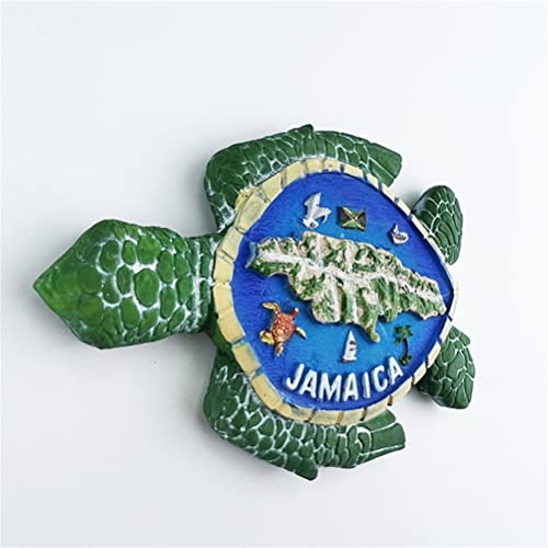 Imán decorativo tortuga marina para nevera 9.1X6.3 cm miniatura 3