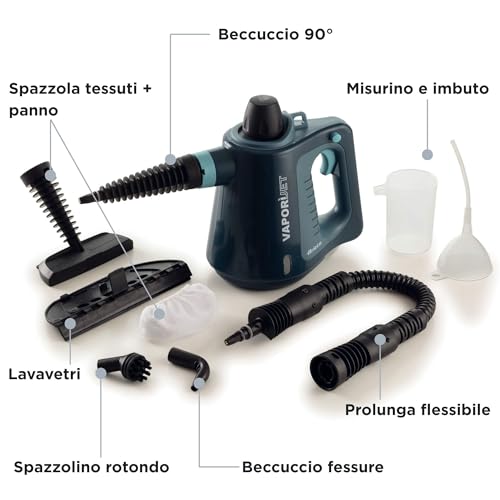 Ariete 4137 Vaporì Jet, Pistola A Vapore, Vapore Pronto In 3 Minuti, Pressione 3,5 Bar, Kit Di Accessori In Dotazione - 3