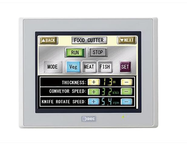 Image of HG2G-V5FT22TF-W, HMI 5.7 Inch HMI TFT Color White Bezel