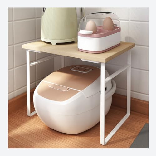 Support pour micro-ondes robuste : étagères de rangement réglables