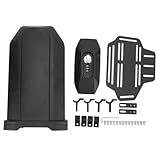 UPALDHOU Caja de Equipaje Lateral para Motocicleta, Caja de Herramientas Lateral para Motocicleta de 3,8 L con Soporte de Montaje de Bloqueo de Combinación Caja de Equipaje para Asiento