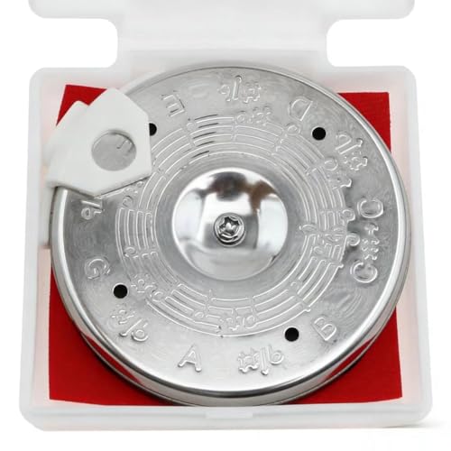 13 Tone Pitch Pipe,Pitch Pipe For Singers,Sensitive Pitch Pipe,Bass Tuner,Violin Tuner,Guitar Tuner,Chromatic Tuner,Sensitive Chromatic Pitch Pipe Tuner, with Storage Box