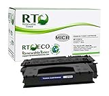Renewable Toner Compatible High Yield MICR Toner Cartridge Replacement for HP 51X Q7551X Laser...