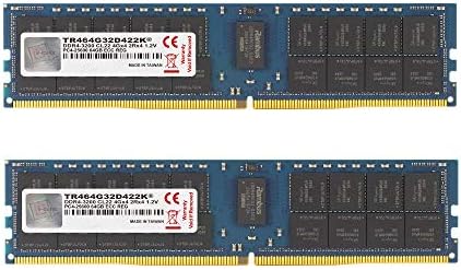 v-Color 128GB(64GBx2) 3200MHz DDR4 ECC R-DIMM 4Gx4 2Rx4 ECC Registered DIMM Using hynix IC Dual Rank for Server/Workstation/Data Center Memory(TR464G32D422K)