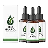 Bio Haaröl für Glanz & Volumen, Reichhaltige Pflege mit Rosmarinöl, Rizinusöl & Schwarzkümmelöl, Haaröl, Für kräftiges Haar & vitale Wurzeln, Natürliche Haarpflege mit Kürbiskernöl & Vitamin E