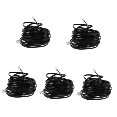 Câble téléphonique à transmission audio rapide et usure durable 5 pièces