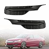 ANTUKO 2-Pack Front Bumper Fog Light Cover Driver and Passenger Side for 2016-2017 Accord