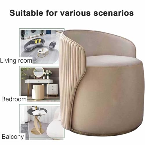 Taburete de tocador para sala de estar y dormitorio elegante 4