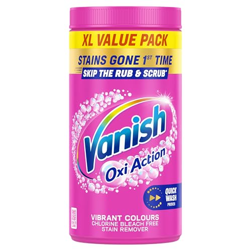 Vanish Gold Oxi Action Chlorine Bleach Free Stain Remover Powder, For Colours, 1.9 kg