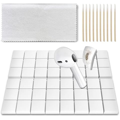 MOLOPPO Cleaning Putty, Phone Cleaning Kit, Remove Ear Wax&Dirt&Gunk from Device's Small Crevices, for AirPod Cleaner Kit for Airpods Charging Case/Headphones/Phone/Electronics（White） Cover