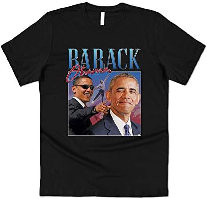 Sanfran ClothingBarack Obama Homage Top Funny USA Legend President 90's America Michelle T-Shirt