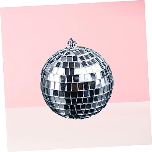 Bola espejada plateada para decoración de fiestas, bodas, festivales y discotecas, 1 unidad miniatura 6