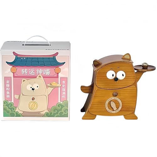 fjtxdygg Joyero con forma de oso diseñado especialmente para niñas, con un diseño en forma de gato, perfecto para guardar joyas (amarillo)