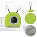 Hypeety Bird Hammock Parrot Nest House Parakeet Toys Hanging Warm Bird Nest for Parrot Hamster Small Animal Hanging Bed Bird Cage Accessories Green (Small)