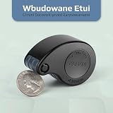 Składana lupa Carson TriView 5x/10x/15x z wbudowanym etui, przenośne szkło powiększające 3 w 1 - regulowane powiększenie, idealne do biżuterii (TV-15)