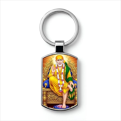 Image of Premium Printed Metal Keychain for Men & Women | High-Definition Artwork Print | Durable Key Ring for Car, Bike, Home & Office Keys | Stylish Decorative Key Holder Gift