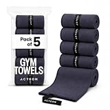 Acteon Microfiber Gym Towels 5 Pack