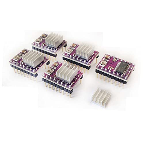 PLAFOPE 5pcs Stepper Motor Driver Module Printer Control Board Compatible with Systems Over Temperature and Over Protect