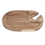 Matériau Premium Durable : Fabriqué à partir de bois d' de haute qualité, cette planche à charcuterie allie durabilité et é naturelle. Les bords relevés et lisses empêchent les aliments de glisser, tandis que la construction robuste garantit une utilisation durable. Chaque pièce est finie à la main et conçue pour embellir votre décoration culinaire tout en offrant une fiable pour trancher et servir.