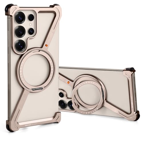Funda de metal para Samsung S25 Ultra para videollamadas manos libres en oficina y viajes