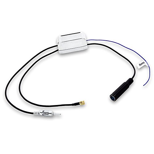 Activa DAB + y FM Antena Distribuidor para vehículos existentes; Antena para la conexión de DAB + Radio o navegadores GPS; no necesita adicional DAB + Antena; conector DIN, DIN hembra y SMB Conector