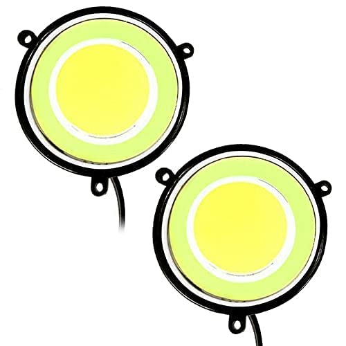 AUTO MT UNIVERSAL FOR ALL CAR 3.5 Inch High Power COB LED Daytime Running Light Fog Lamps White/Ice-Blue