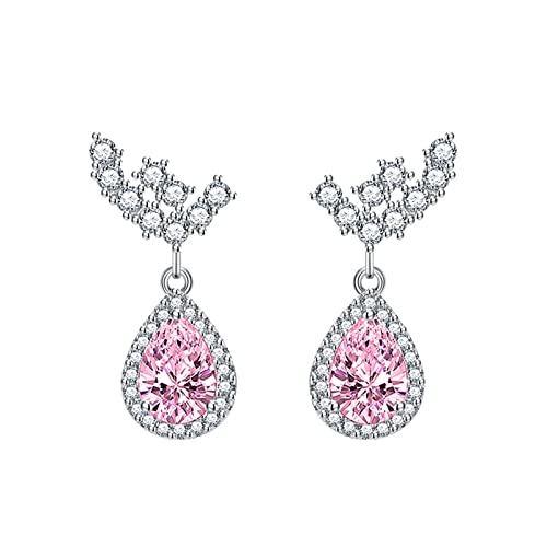 Boucles d'oreilles anti-allergie en argent et zircone pour peau sensible