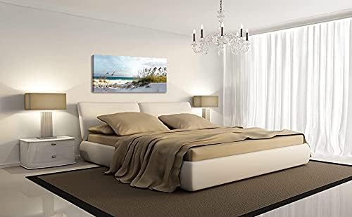 Miniatura 2 de Decoración de playa, decoración de océano, cuadros artísticos de pared de playa para dormitorio, sala de estar, oficina, playa, decoración de pared