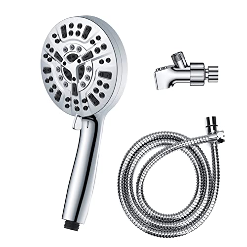 Tuyau de douche et pommeau à haute pression avec paramètres de pulvérisation