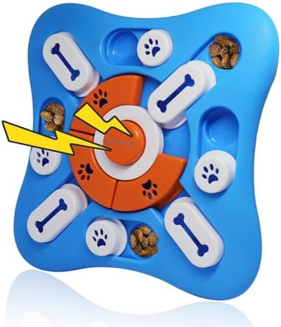 Dog Treat Puzzle Toy,Interactive Dog Toy,Dog Enrichment Toys,Mentally Stimulating,Dog Puzzle Feeder as Gifts for Puppy,Smart Dogs