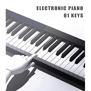 WKLIANGYUANPING Clavier de Piano Portable 61 Touches Clavier d’orgue électronique - Les Beatles, Paul McCartney, John Lennon, RIngo Starr, George Harrison WKLIANGYUANPING Clavier de Piano Portable 61 Touches Clavier d'orgue électronique – Image 4