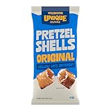 Unique Pretzels - Original Pretzel Shells, Delicious Vegan Snack Pretzels Individual Pack, Large OU Kosher Pretzels, 10 Oz Bags, 3 Pack